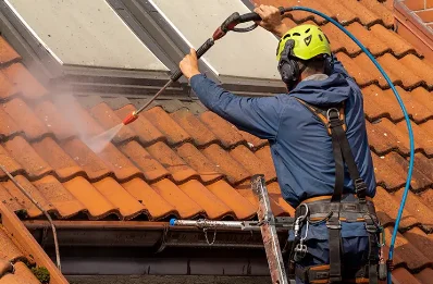 Démoussage et hydrofuge de toiture à la Bezole